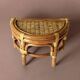 Porte-plante vintage en bambou