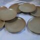 Set of 8 dessert plates Grès CNP Village France