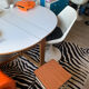 Formica shoeshine stool