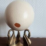 Ostrich egg with swan feet in bronze, Napoleon III