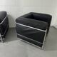 Paire de fauteuils LC2 Le Corbusier édition Cassina vintage