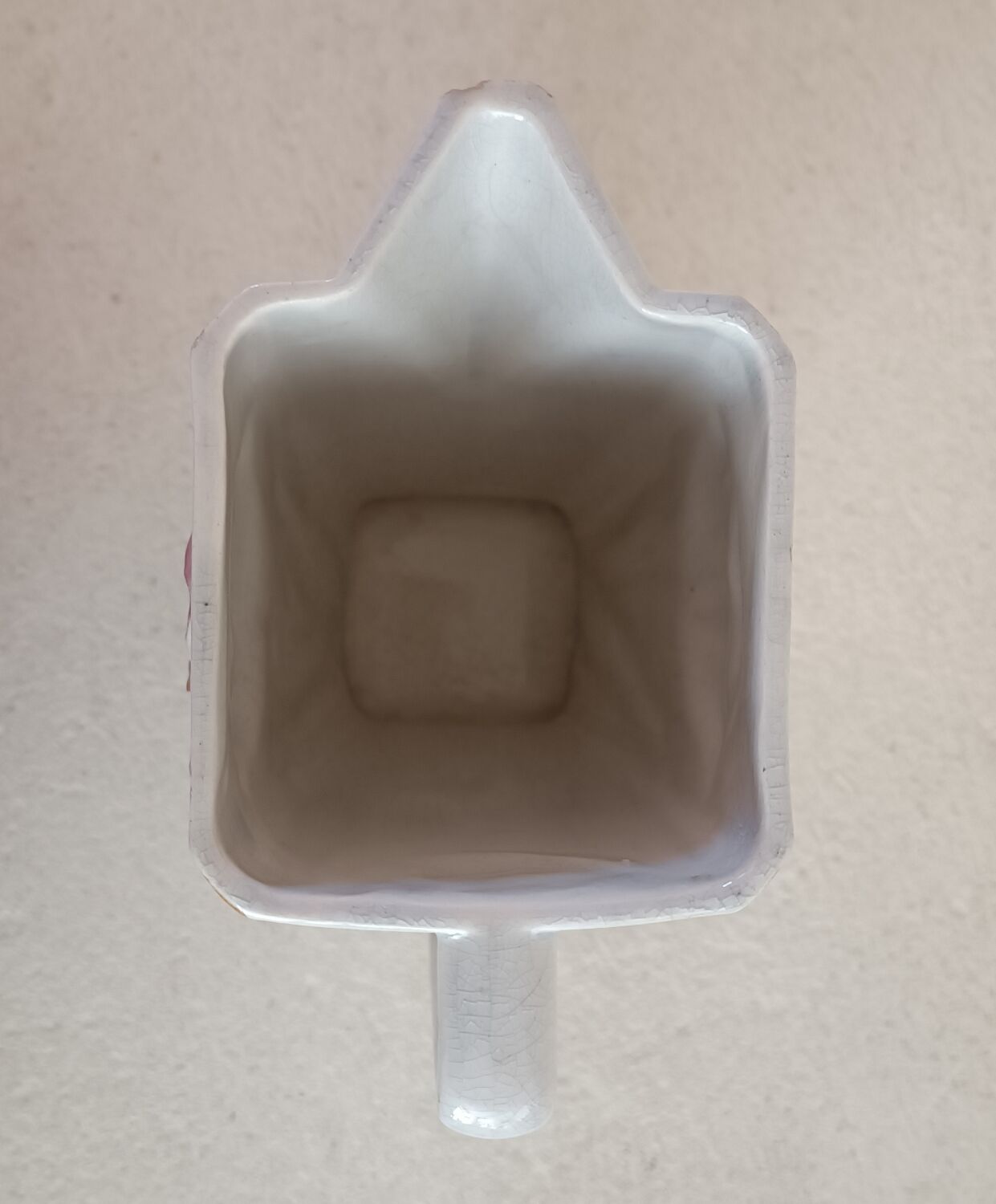 Art nouveau iron pitcher