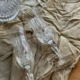 2 RCR Royal Crystal Rock champagne glasses Opera model