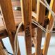 Old wooden sled Davos
