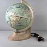 Luminous vintage globe