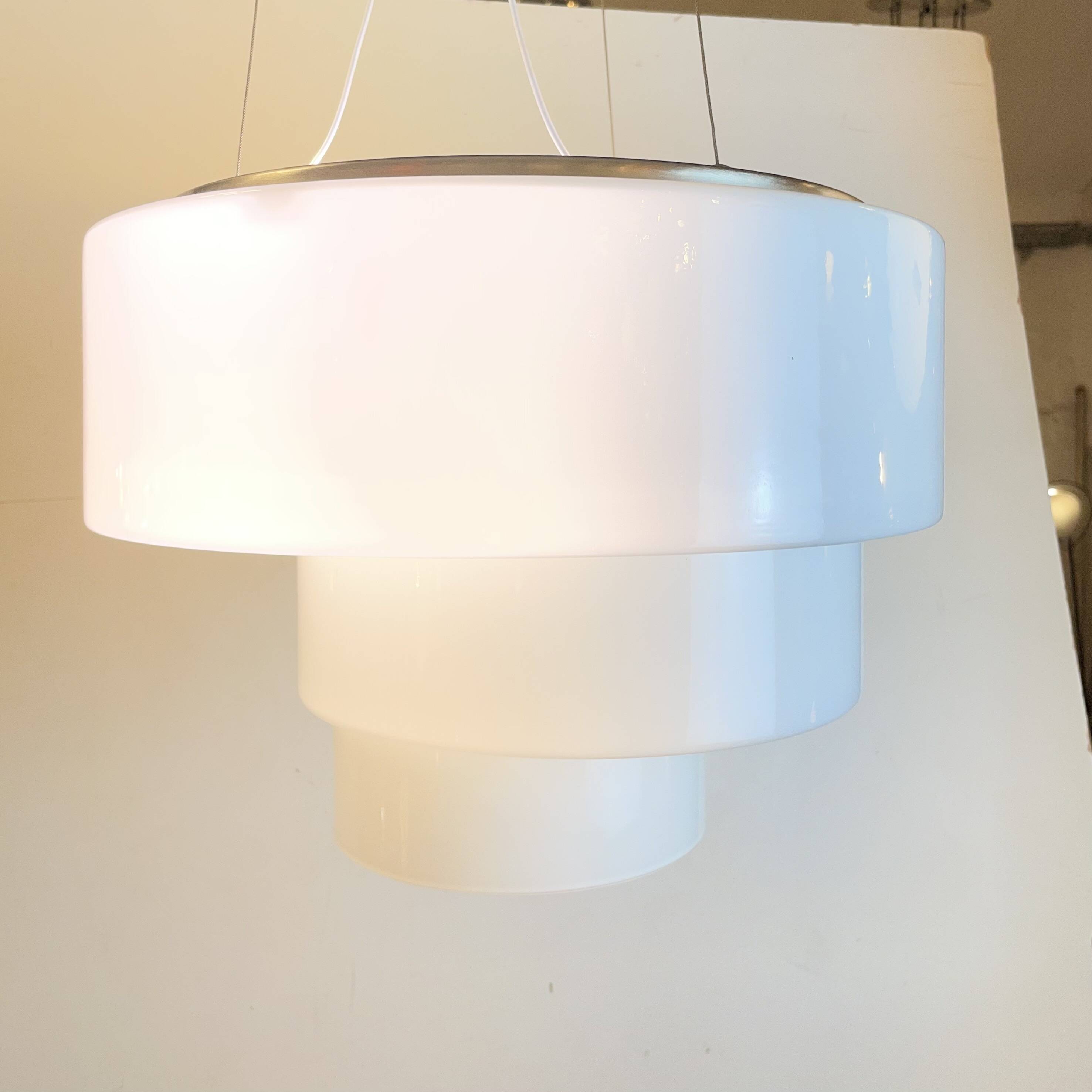 Loop, suspension Murano par Toso & Massari pour Leucos, années 2010