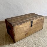 Malle de voyage en bois, années 1930