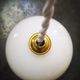 Sold opaline white globe