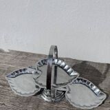 1970s stainless steel aperitif stand