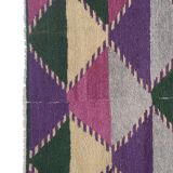 Vintage Turkish rug from Oushak, hand-woven 105x148 cm