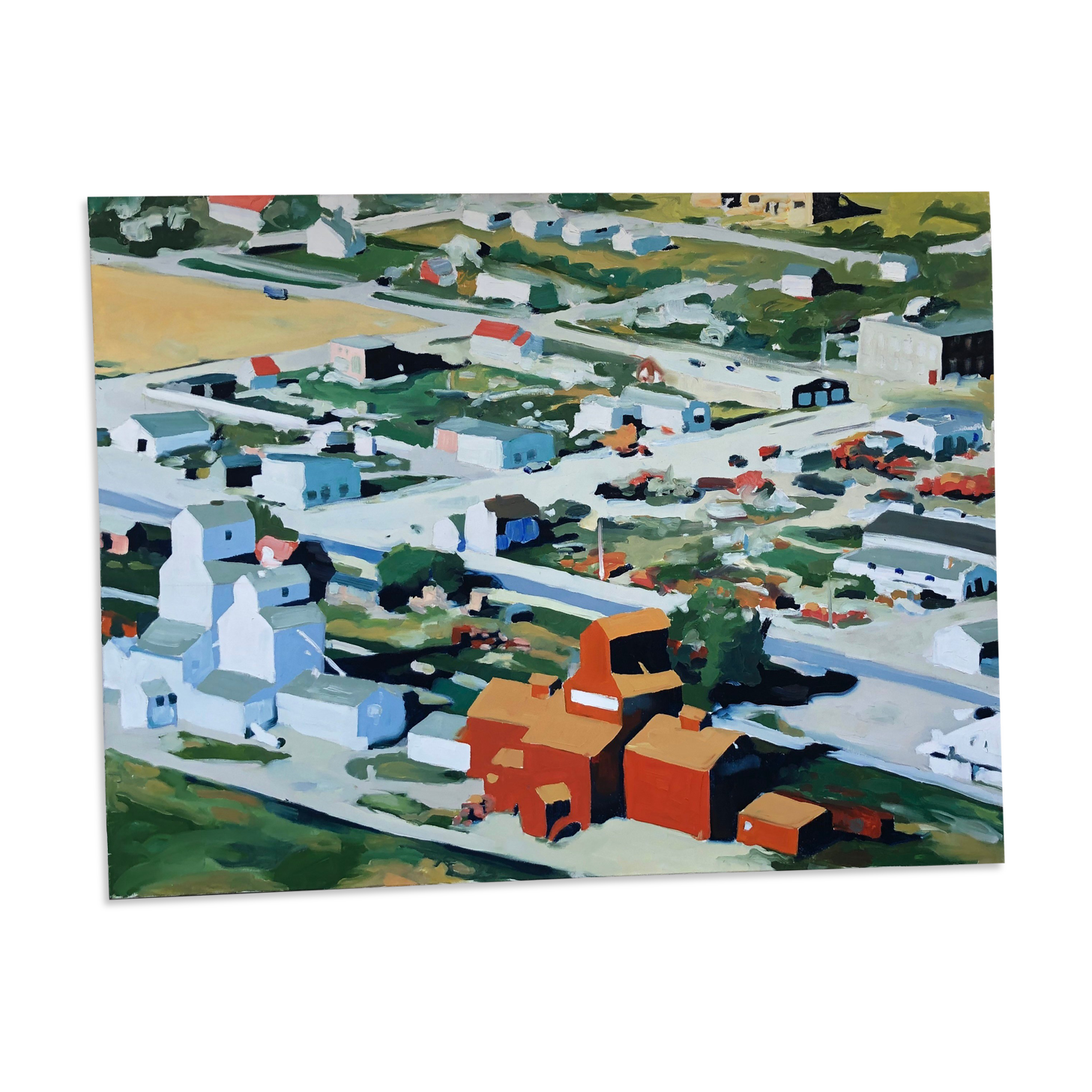 Table: Contemporary oil on canvas