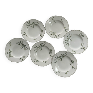 Lot de 6 assiettes creuses - anciennes