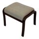 Repose-pieds vintage rétro ottoman pouf danois design Westnofa