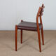 Set of 6 chairs by Niels Otto Moller in teak model 78, 1960.