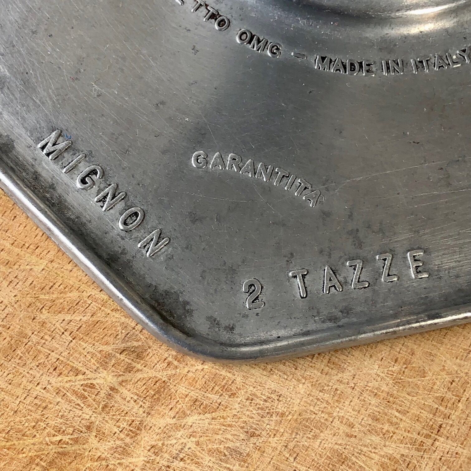 Vintage italian coffee maker "mignon 2 tazze"