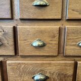 16 drawer counter in solid oak