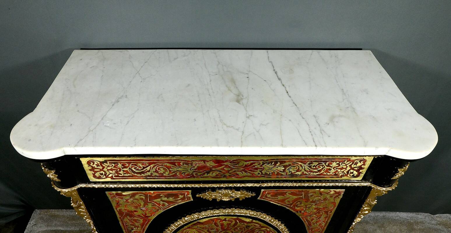 Bureau d'entre-deux in Boulle marquetry, Napoleon III period – Mid