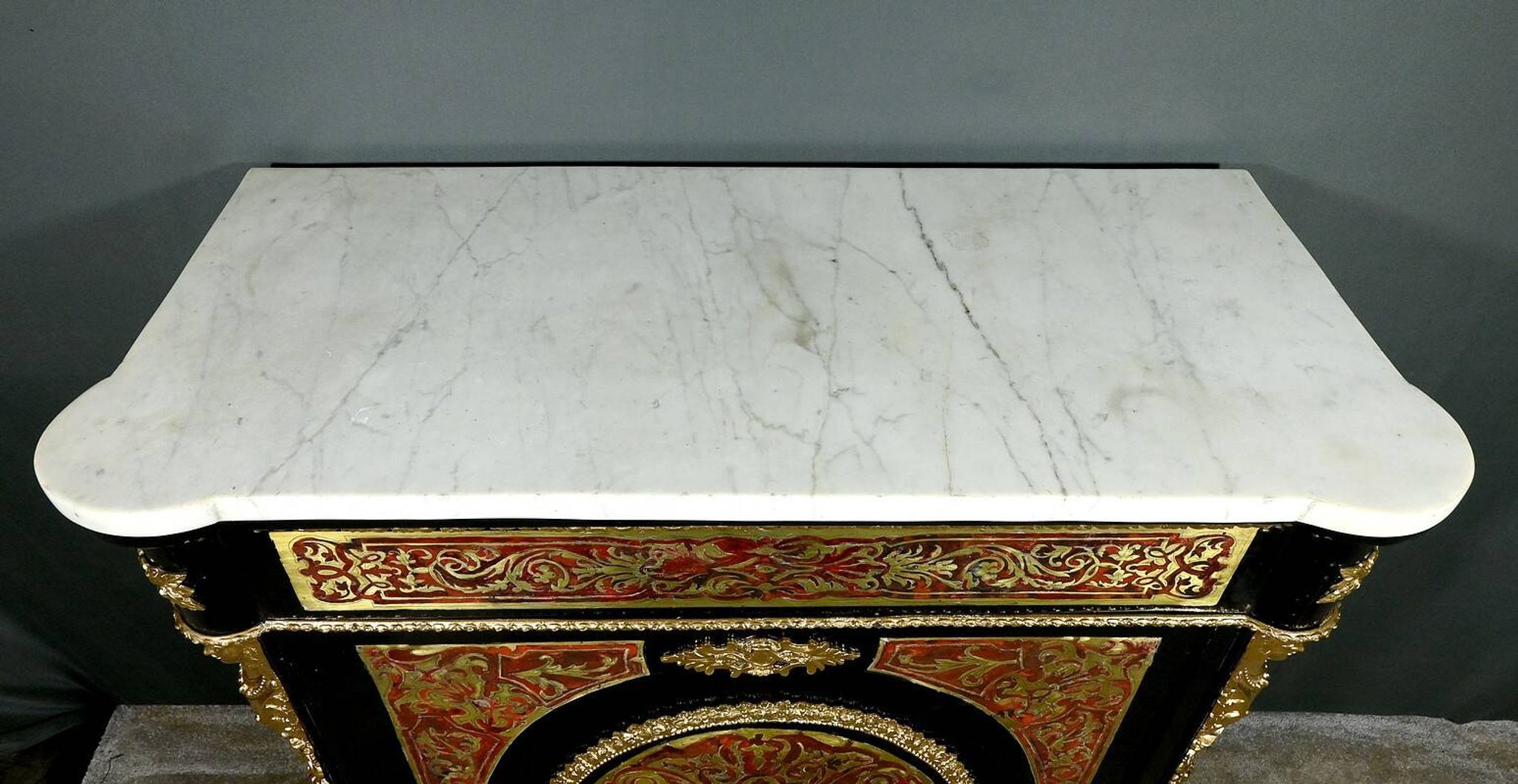 Bureau d'entre-deux in Boulle marquetry, Napoleon III period – Mid