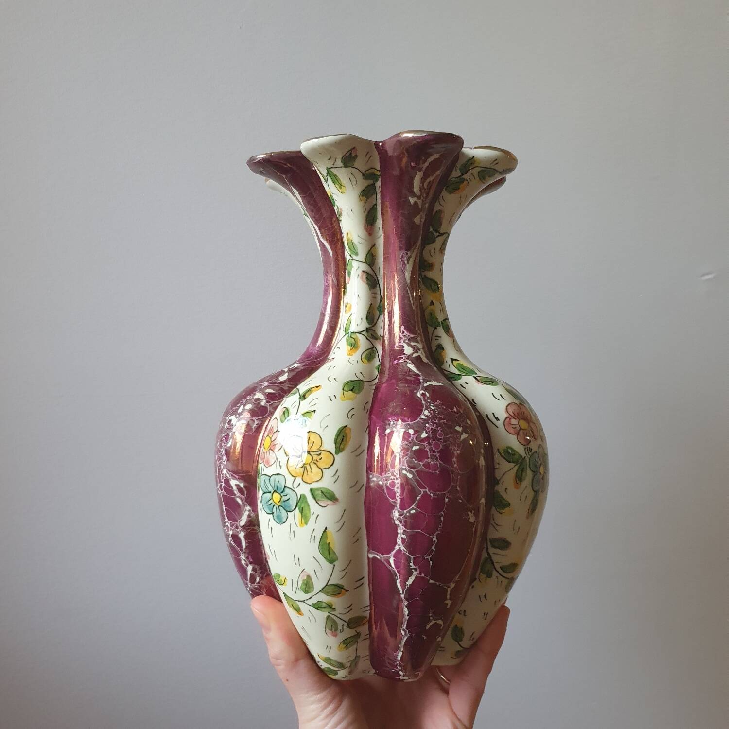 Italian vase by Luigi Anastasi for Gualdo Tadino.