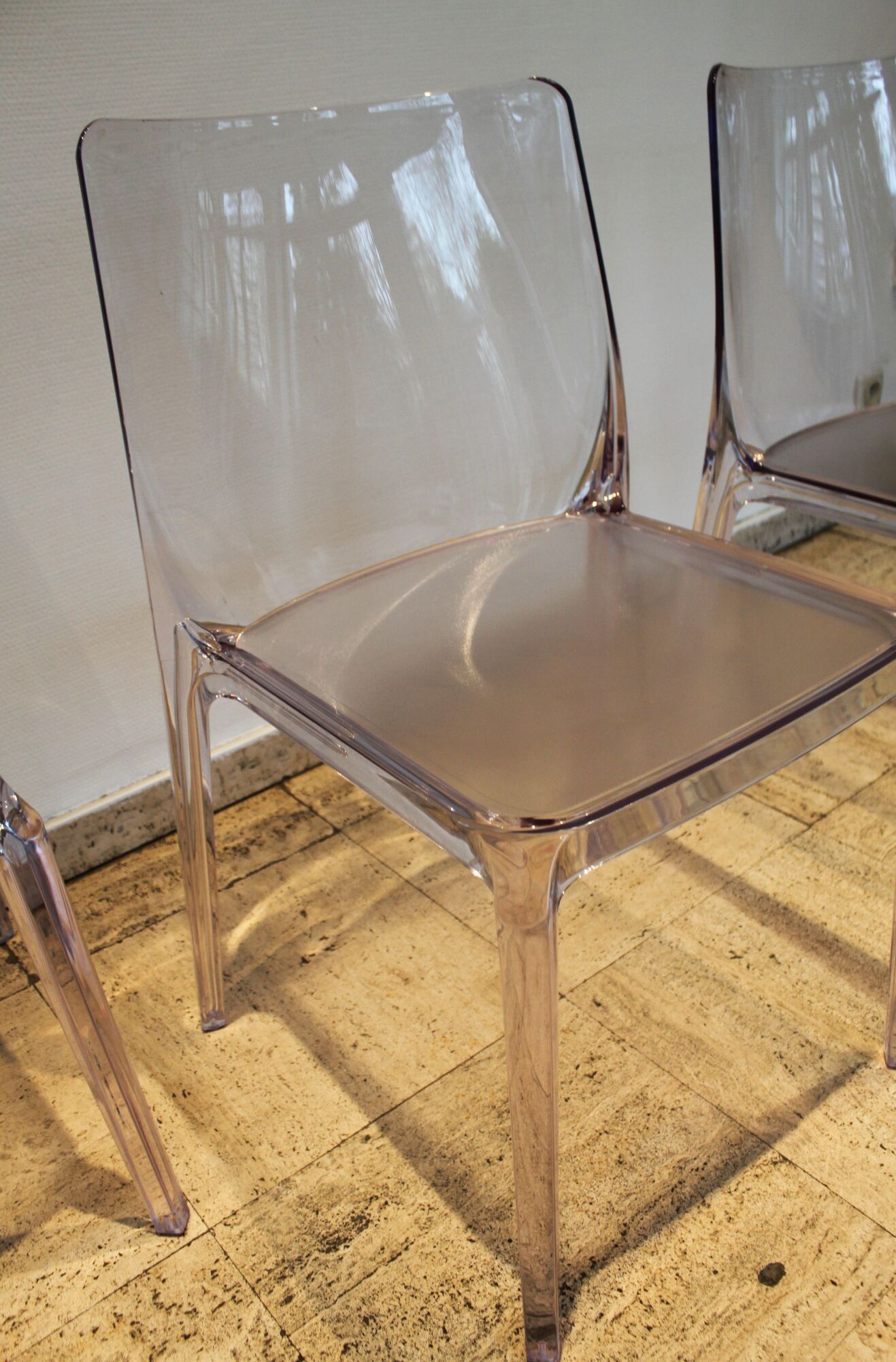 Set of 6 Blitz 140 chairs by Marco Pocci and Claudio Dondoli for Pedrali, Italy.