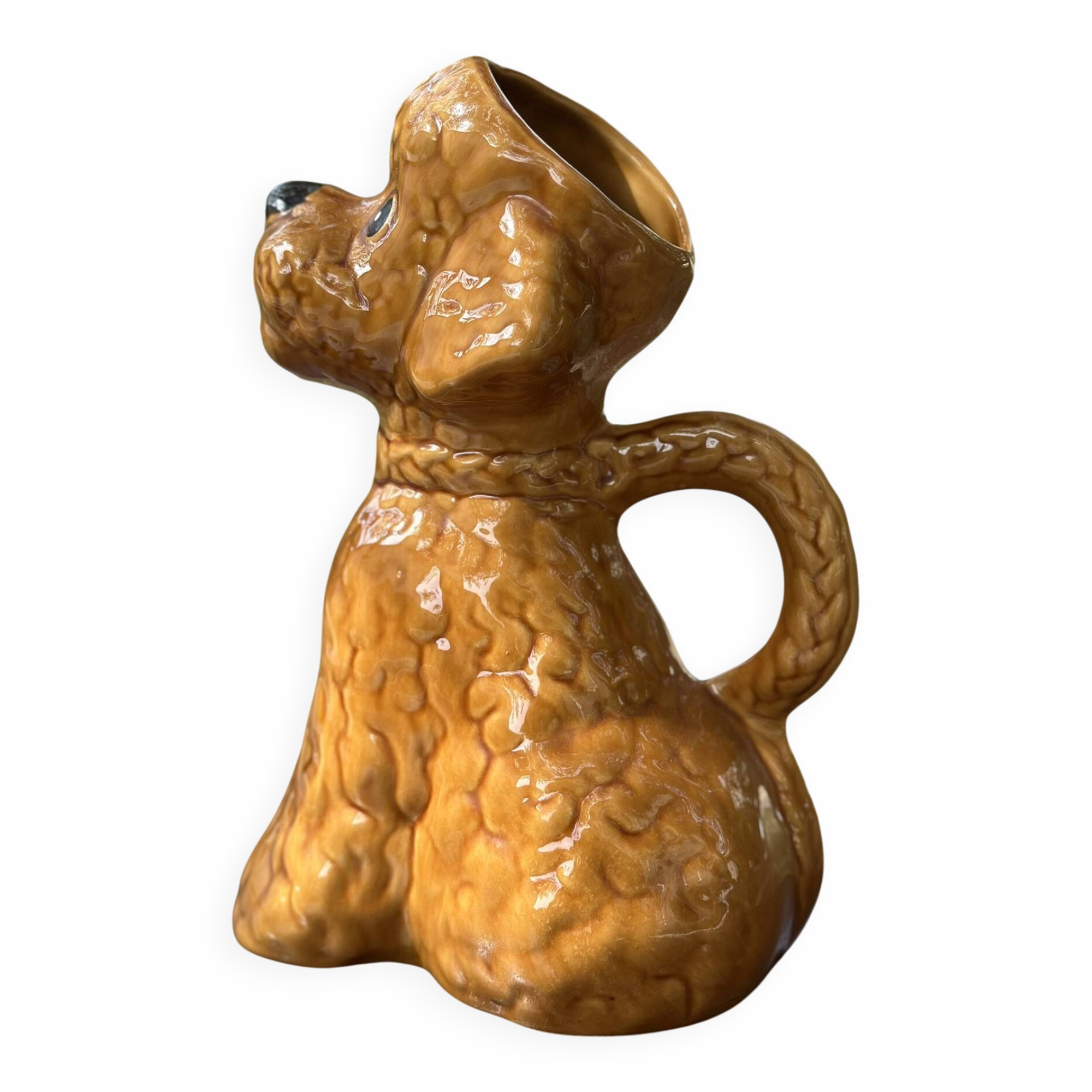 Ceramic Honey Poodle Jug