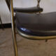 Lot de 4 chaises pliantes métal et skaï