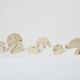 Set of 8 travertine animal sculptures by Fratelli Mannelli 1970