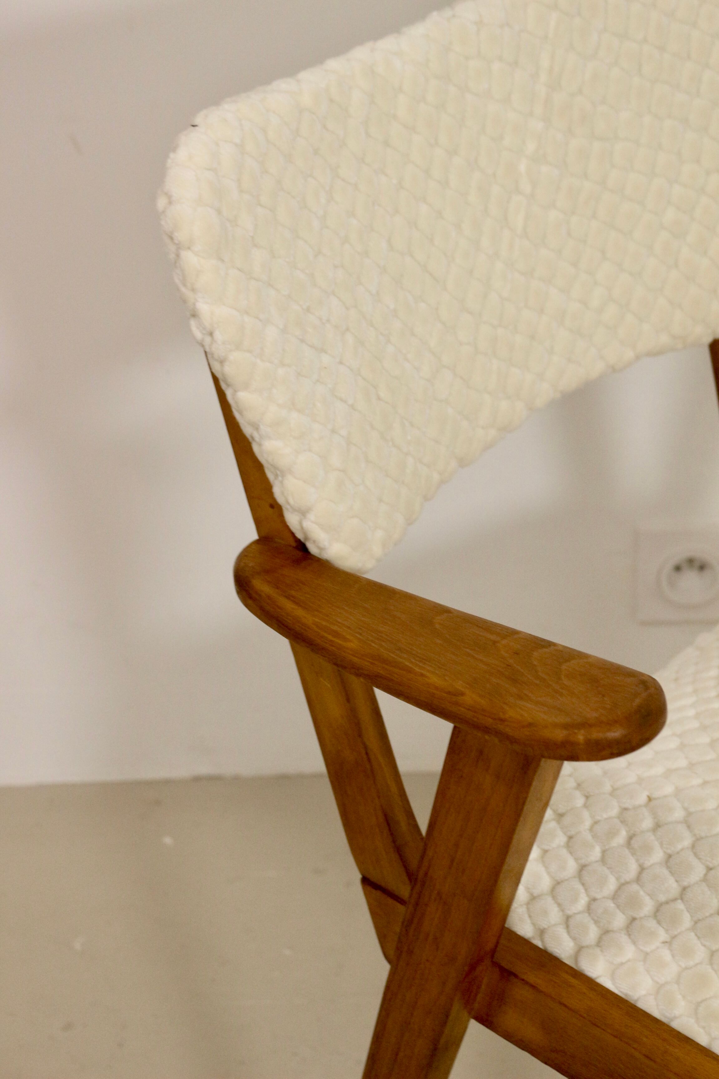 Scandinavian wooden chair 1950
