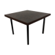 Table basse Dieter Waeckerlin en marqueterie de bois de palmier
