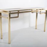 Console en laiton de Guy Lefevre, années 70