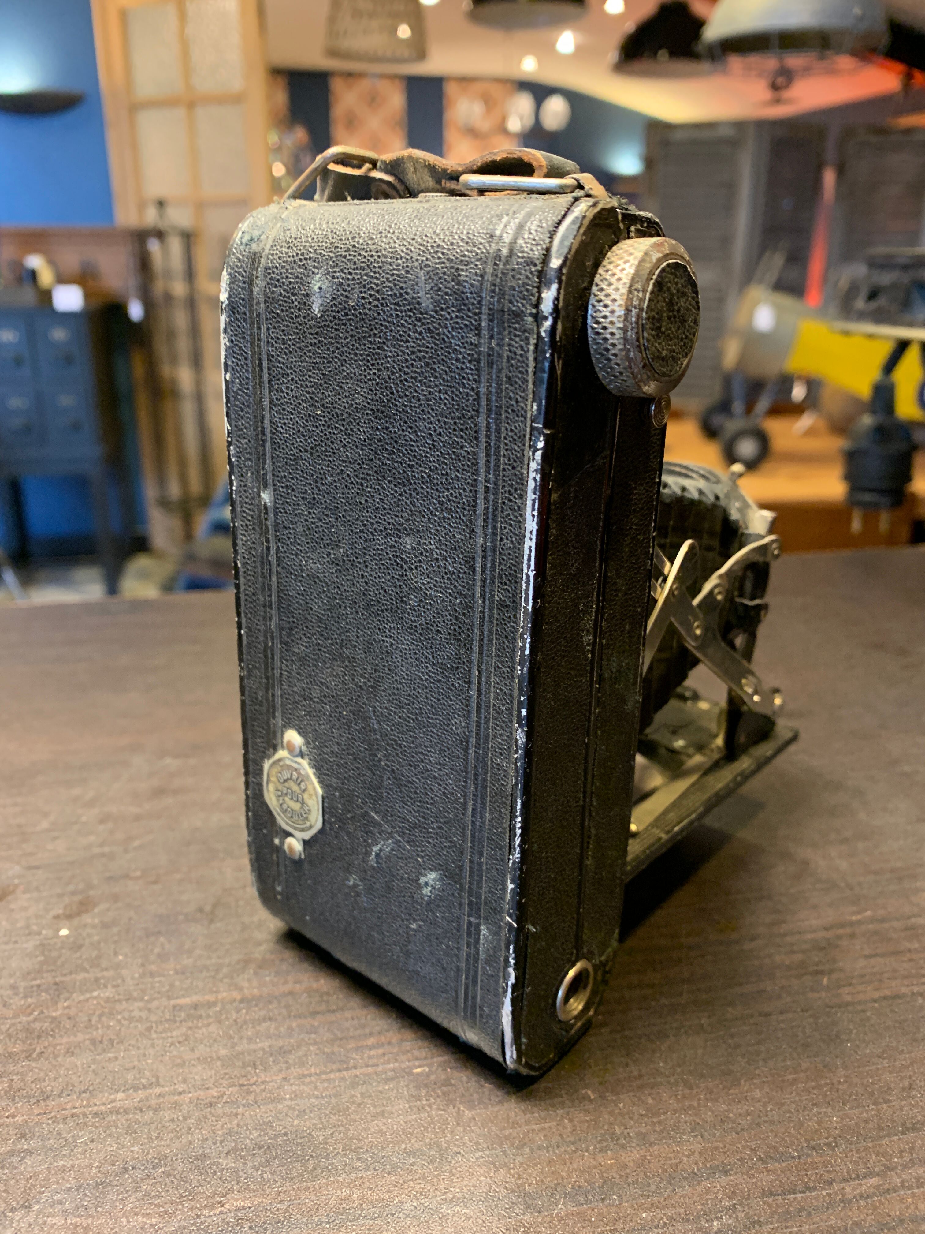 Old bellows camera