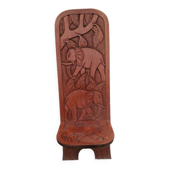 Chaise à Palabre tribal orgine Afrique