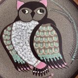 Plat Hibou années 70