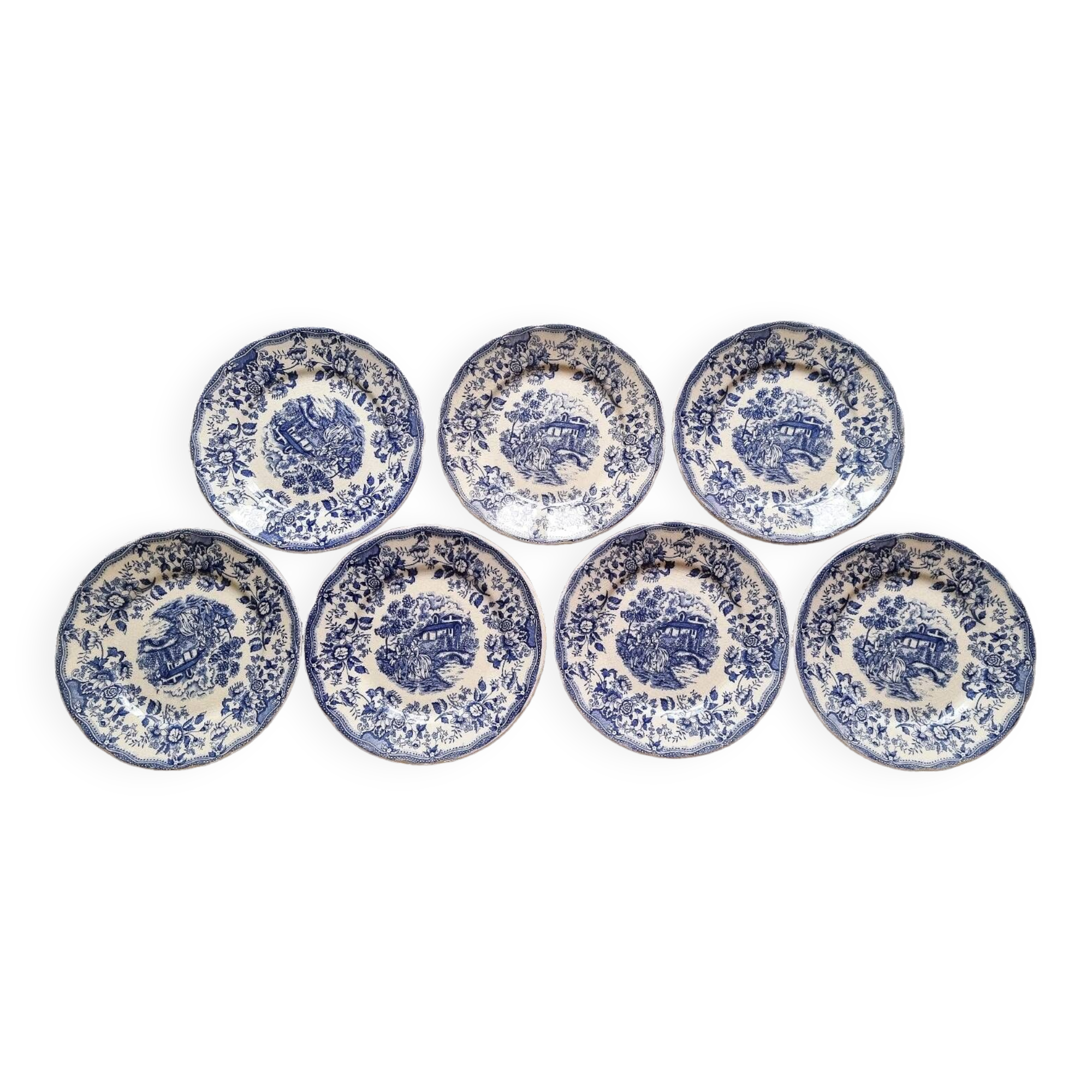 7 flat plates, iron earth, Italy