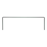 Kare - table basse clear club design en verre plié, 1970