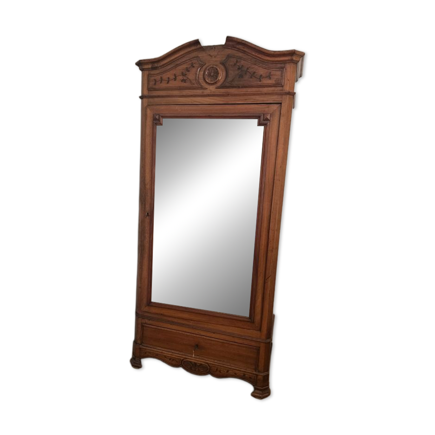 Antique mirrored wardrobe