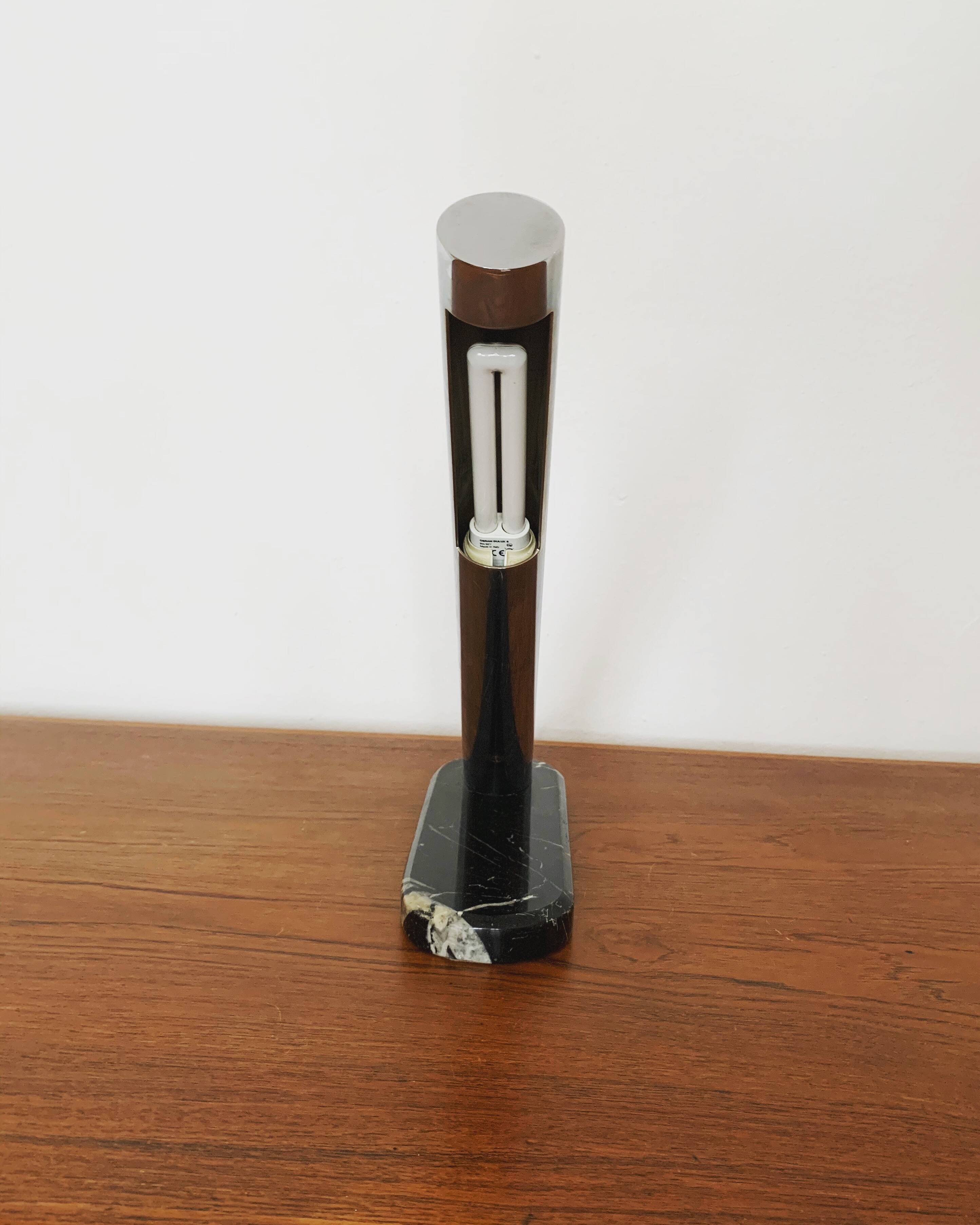 1 of 2 1960s Marble Table Lamps by Vereinigte Werkstätten Collection