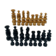 Wooden chess set turns 1920 32 pieces box