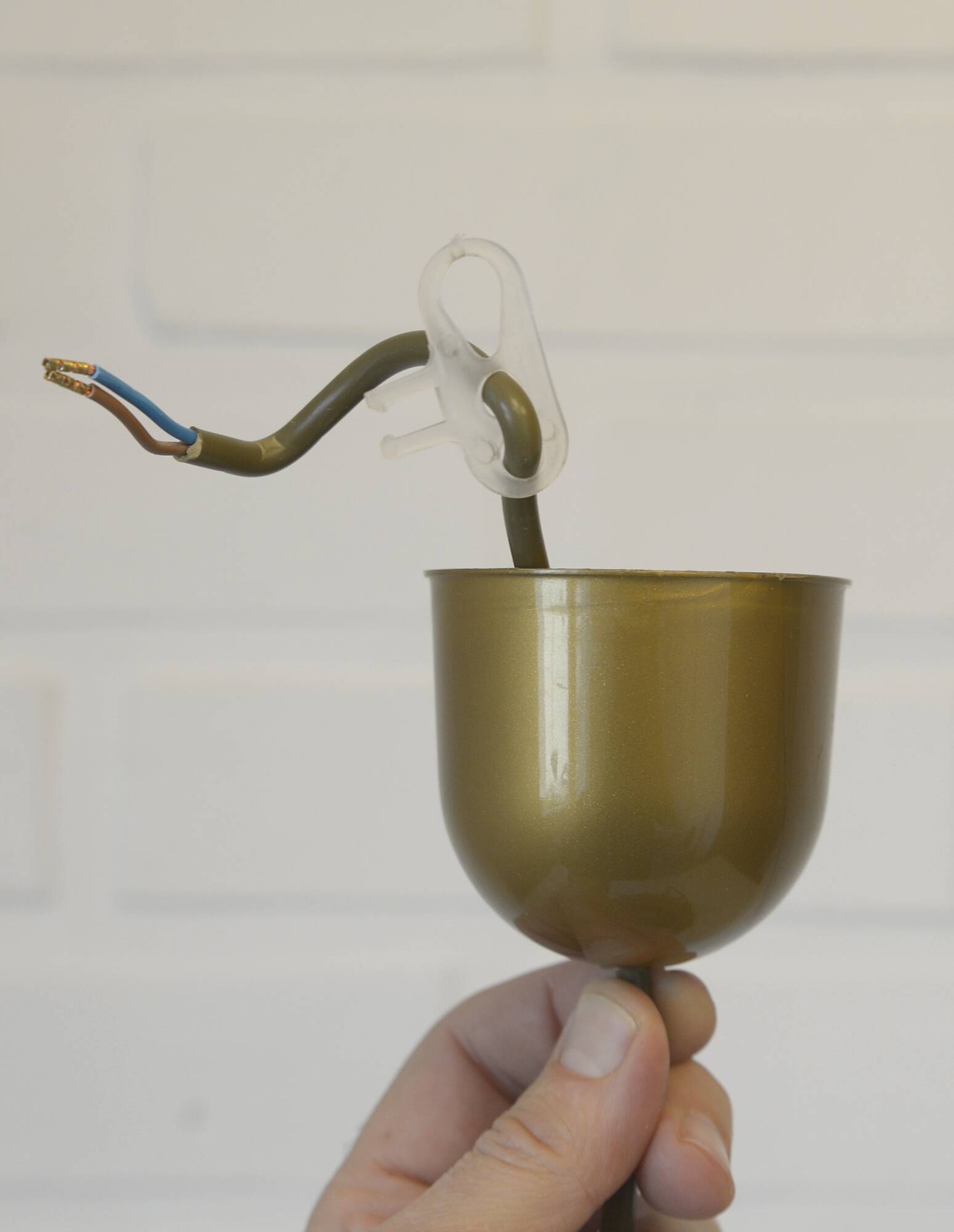 Vintage Rope Pendant Lamp / Handmade Rustic Chandelier/ Hanging Light 1970