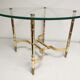 Table basse de salon vintage hollywood regency années 50-60