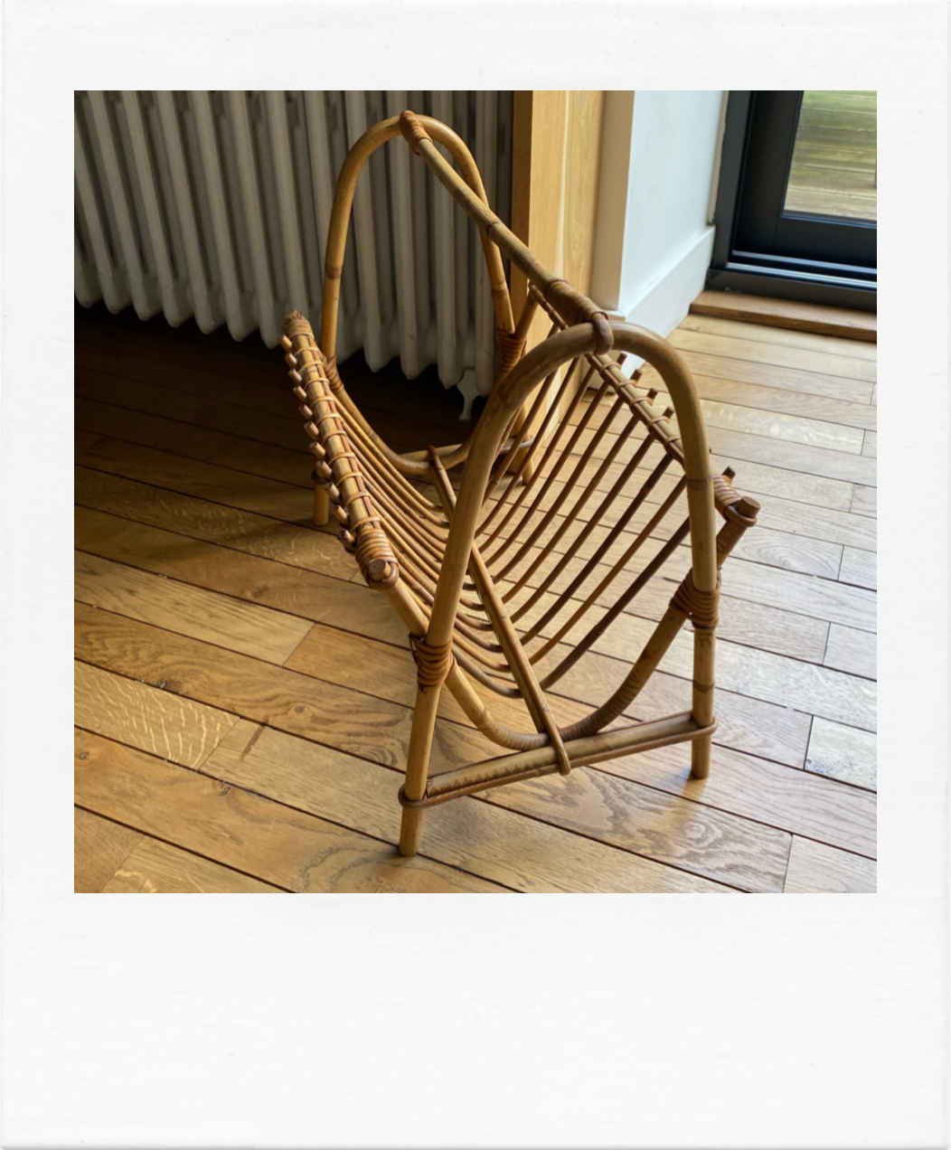 Rattan magazine door