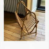 Porte revues en rotin