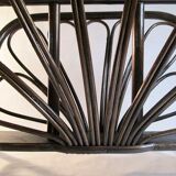 Rattan magazine holder