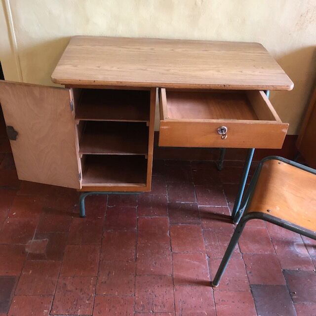 Schoolboy desk and matching chair