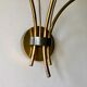 Wall lamp brass and gray metal 1950