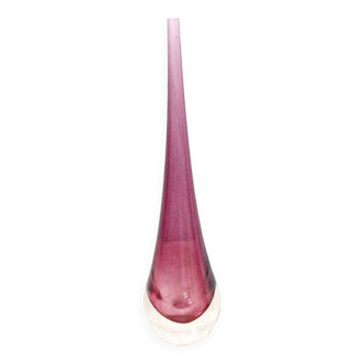 Soliflore vase in murano sommerso