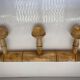 old Bamboo style wall coat rack