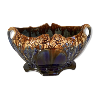 Old earthenware planter vase Belgium