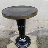 Metal pedestal table joseph hoffman