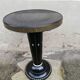 Metal pedestal table joseph hoffman